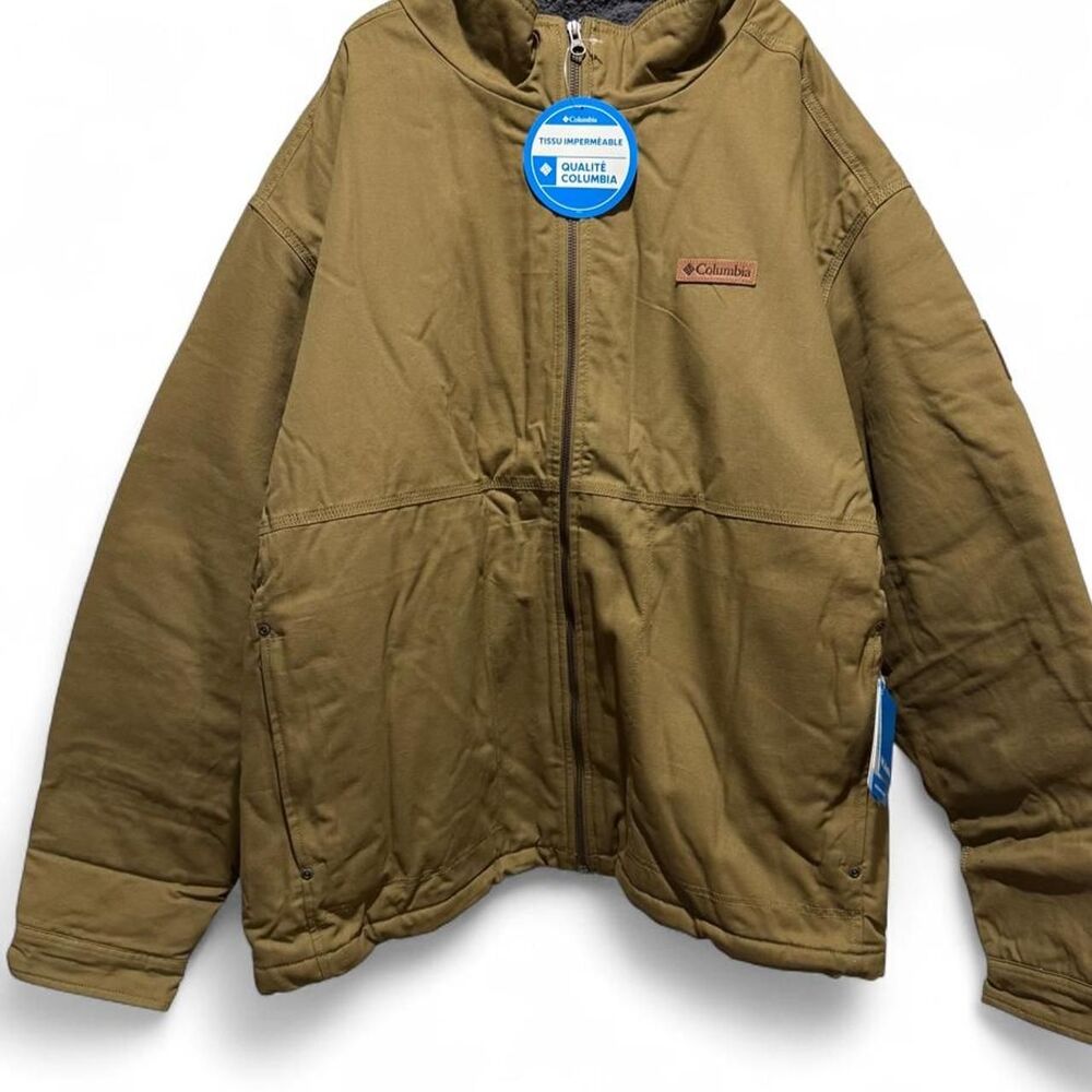 Columbia-sportswear Men's Coat 4X Beacon Stone